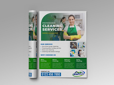 Cleaning Service Flyer Design