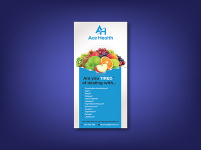 Fruit Advert & Reck Card Design