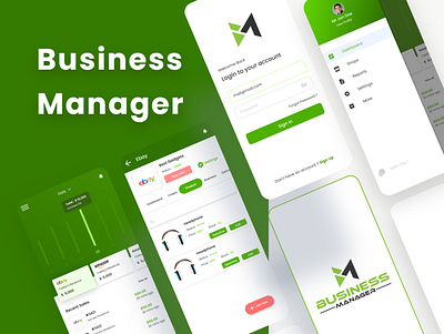 Business Manager App UI android app app design ui user interface ux