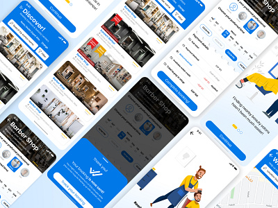 Barbershop Booking App! design ui ux