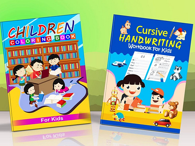 Children book cover design