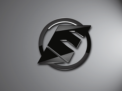 E Letter , 3D logo