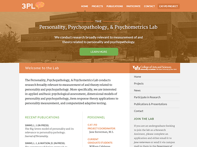 University Lab Homepage