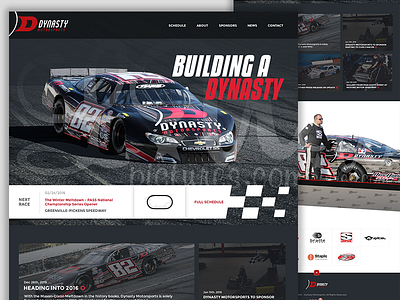 Super Late Model Website dynasty motorsports nascar oval performance racing