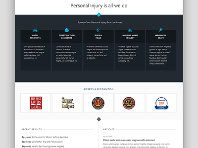 Attorney Website Snippet attorney law lawyer web web design website
