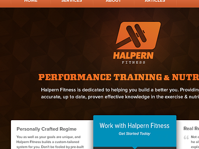 Fitness Website WIP fitness gym web design website