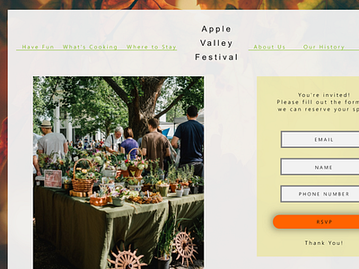Festival Information Page dailyui design typography ux