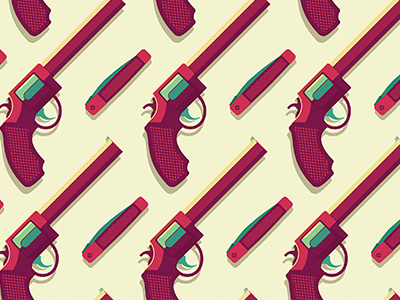 Guns crime guns knives pattern