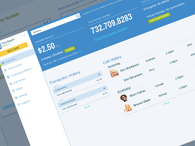 Online Account interface online account ui ux