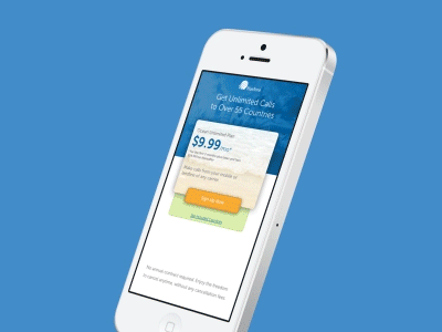 Mobile Landing Page