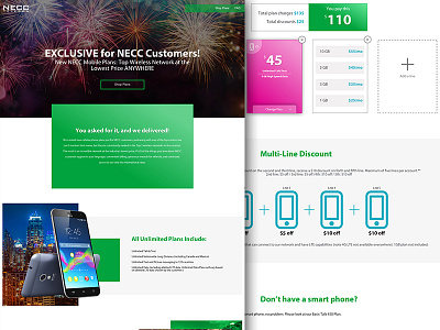 Mobile Service Microsite