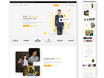 Home Page UI Design graphic design ui