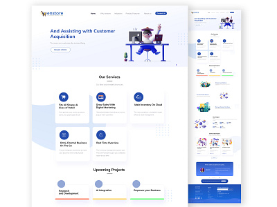 IT Solution Landing Page UI Design