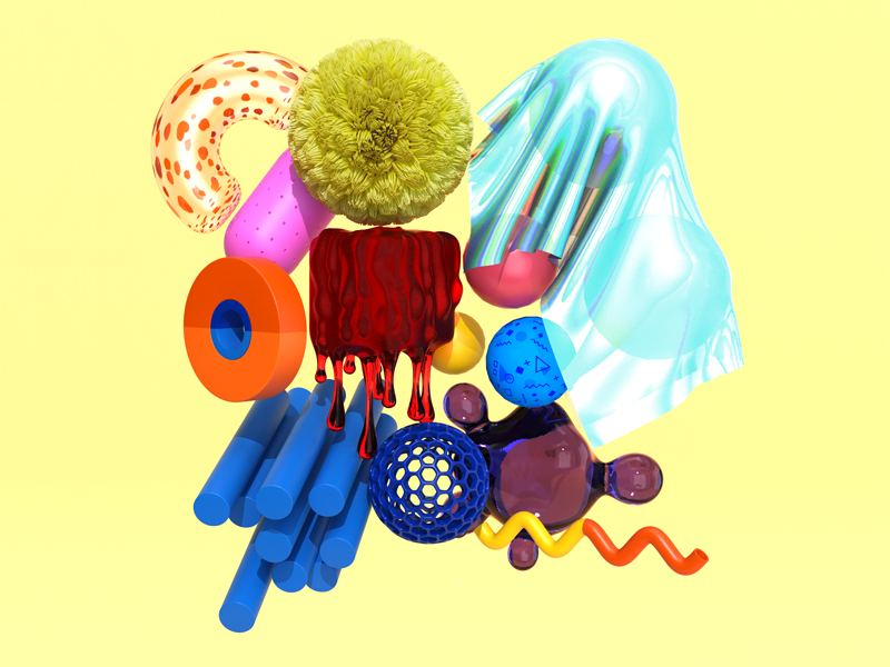 Shapes graphicdesign illustration sketch abstract 3d digitalart textures render photoshop cinema 4d c4d