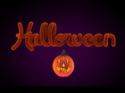 Halloween 3d c4d cinema 4d digitalart graphicdesign halloween illustration photoshop pumpkin render sketch textures