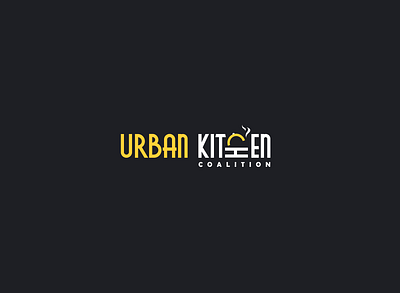 Urban Kitchen logo concept. branding design graphic design illustration logo typography