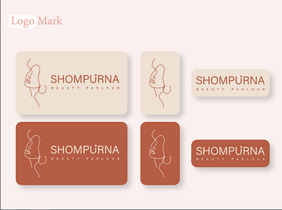 Branding for SHOMPURNA BEAUTY PARLOUR brand desing branding design graphic design illustration logo logo design