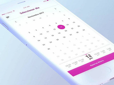 Ui/Ux - Reserva de citas app design ui ux