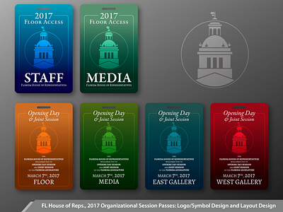 2017 Organizational Session Pass Designs adobe branding design graphic design illustration logo typography vector