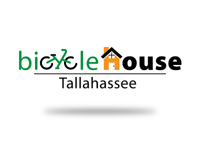 Bicycle House Tallahassee Logo Design adobe branding design graphic design illustration logo typography vector