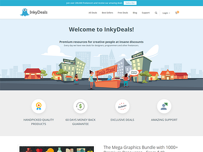 Inkydeals Home v2.1