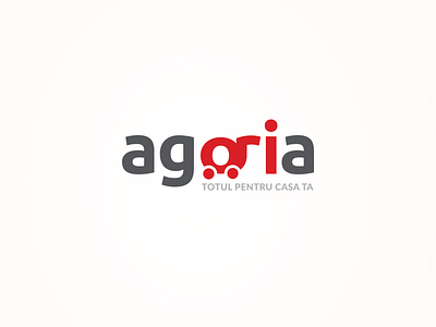 Agoria Logo cart commercial logo shop