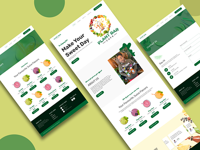 Juice Website UI Design