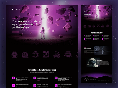 Landingpage: SPACIA.