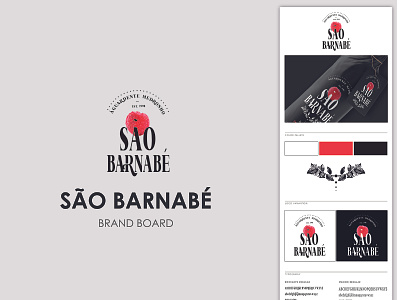 Brand Board São Barnabé brand board brand guide identity brand guidelines btandbook designbrand book illustration logo
