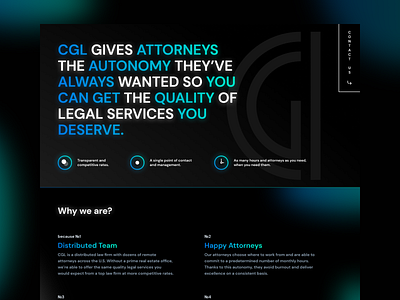 Dark website concept for a law firm dark dark ui ui webdesign