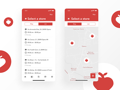 Supermarket App app catalog chat ios materialdesign supermarket ui