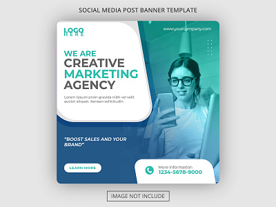 Digital Marketing Expert Agency Banner Template ads banner branding design marketing media post promotion social template