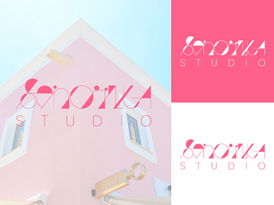 Senorita Logo Branding 3d animation beautiful brandbook branding chic cute design feminine girl graphic design illustration logo luxury motion graphics pretty typography ui woman wordmark