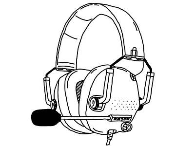 Headphone Vector Illustration