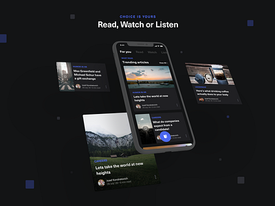 Read | Watch | Listen Content App