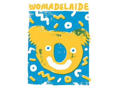 Womadelaide australia illustration koala