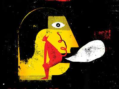 Avoid This Person illustration texture