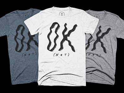 OK (not) Shirts design graphic design ok shirt texture type typography