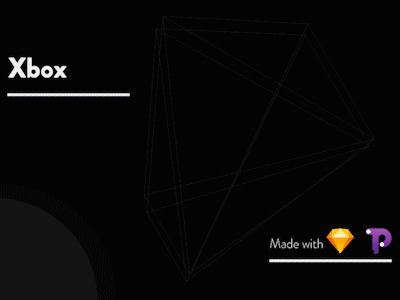 Xbox 1 app game app principleapp sketch ui ui animation ux xbox