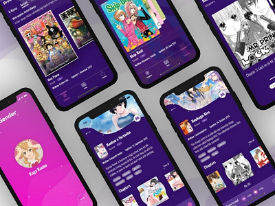 Manga Reader App Dark Version