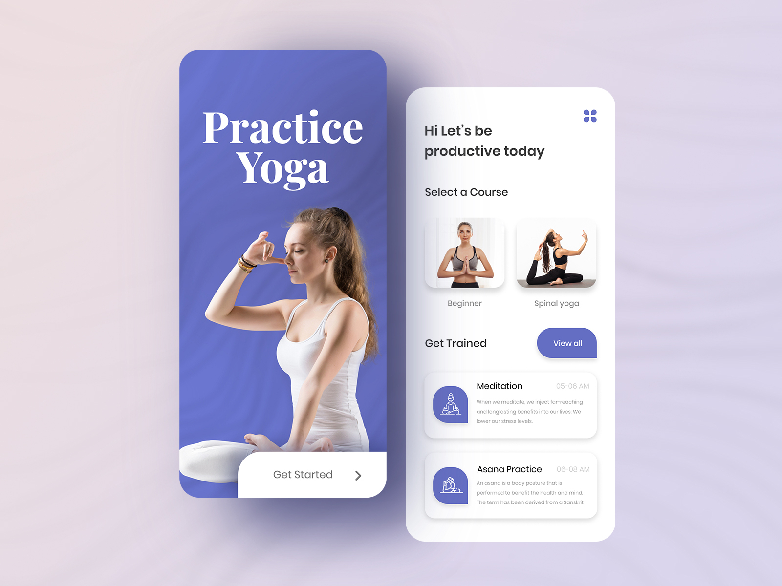 Practise Yoga by Abhimanyu on Dribbble