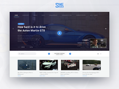 Shmee150 aston martin blue cars concept grid homepage redesign shmee shmee150 supercar videos youtube