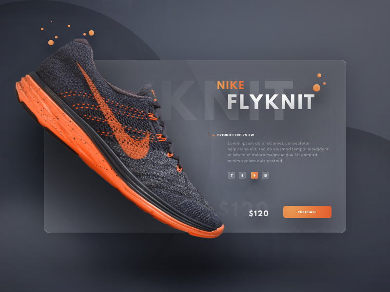 Flyknit Lunar 3 colour sports card web lunar orange shoe nike ui