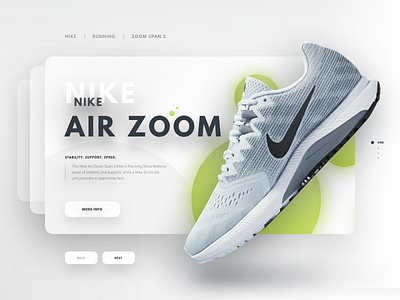 Nike Air Zoom Span 2 card depth london new york nike running shadow shoe sports ui web