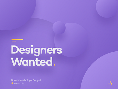 I'm Hiring Designers app color colour designers hiring intern jobs new york vacancy web website