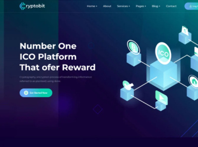 Cryptobit ICO Cryptocurrency HTML5 Template