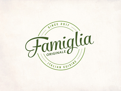 Logo design for Famiglia Originale