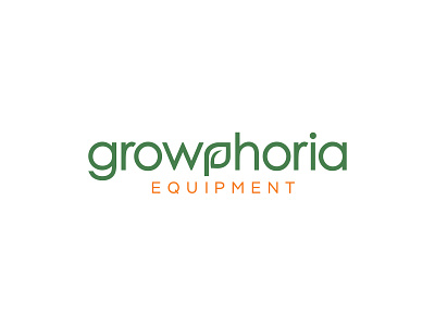Logo design for Growphoria agriculture cleandesign creative creative logo illustrator literal logo logodesign logotype modern plant simple vector wordmark