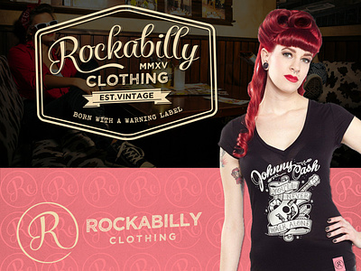 Logo for Rockabilly Clothing EST.Vintage