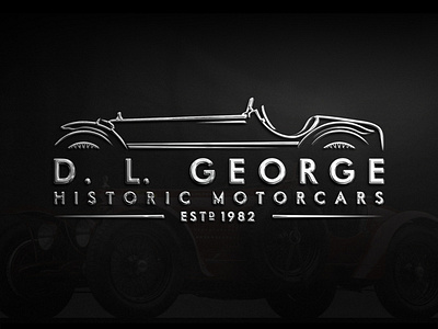 Logo design for D. L. George Historic Motorcars